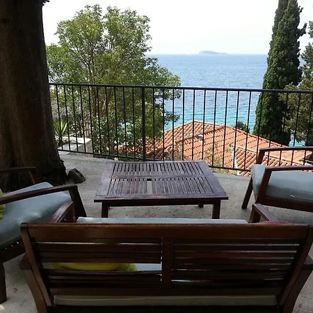 Apartment Mirjana - One Bedroom With Terrace And Side Sea View Taverna Mlini